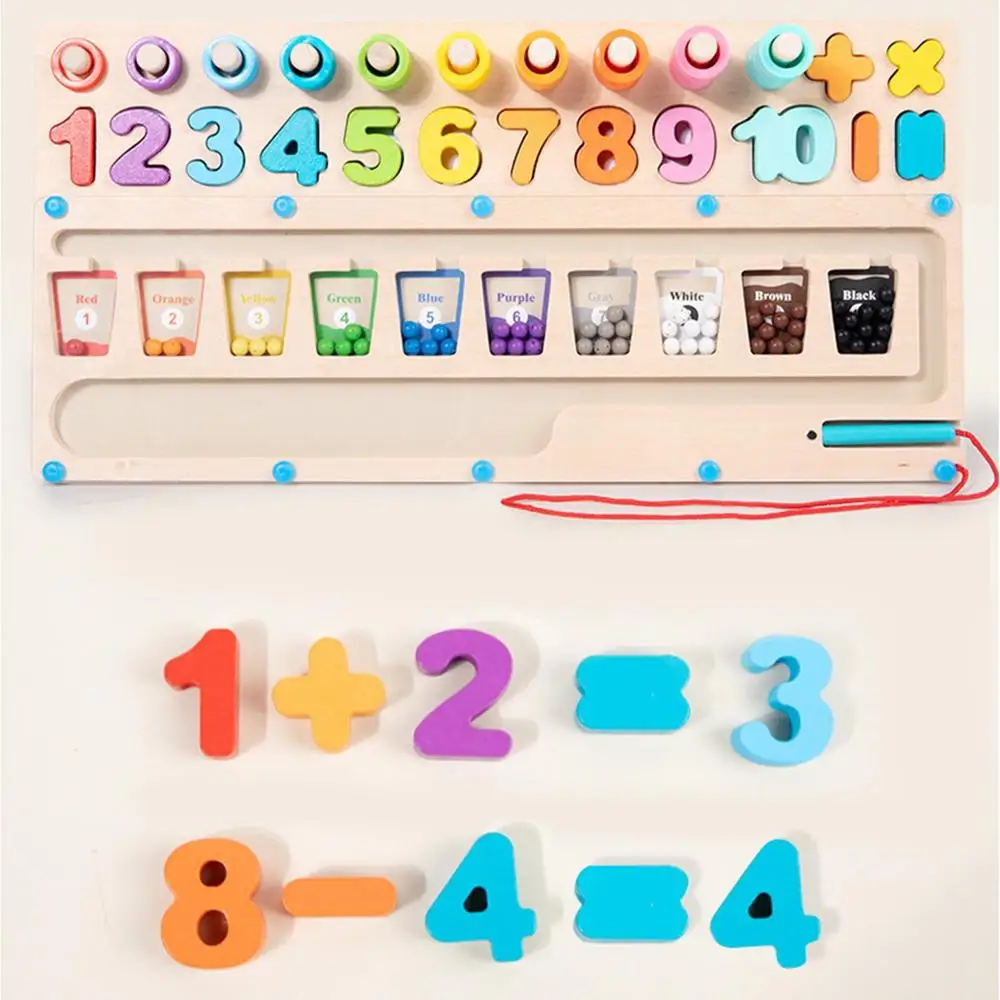 Tablă de matematică din lemn Montessori [7]