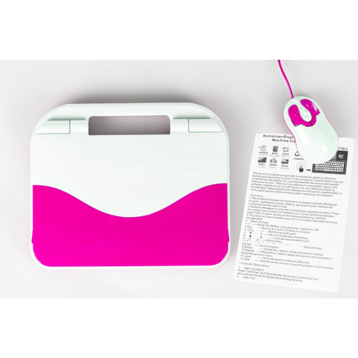 Laptop Roz Educativ Interactiv Copii 80 Activitati, in Limba Romana [5]