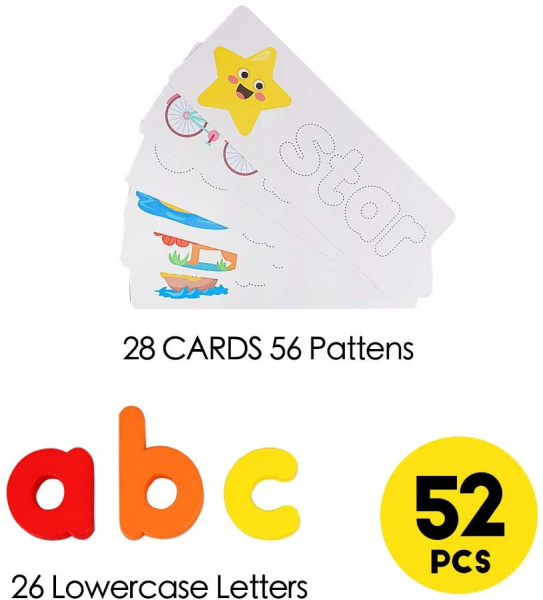 Joc Puzzle Litere din Lemn Mntessori [4]
