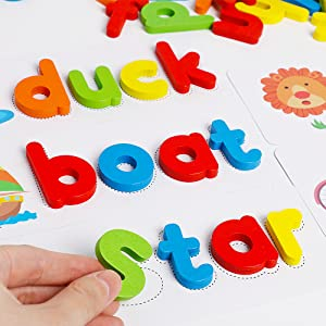 Joc Puzzle Litere din Lemn Mntessori [7]