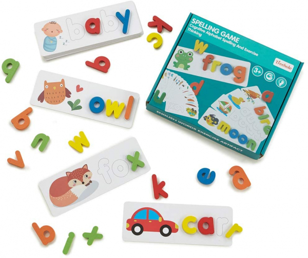 Joc Puzzle Litere din Lemn Mntessori [9]