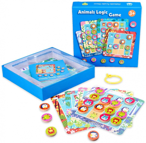 Joc de Logica Copii - Joc pentru Copii Animal Sudoku [1]