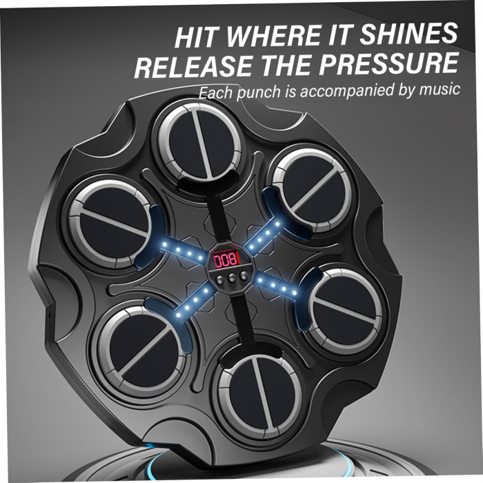 Maaina de Box Inteligenta cu Muzica si Bluetooth Negru– Montare pe Perete, LED [2]