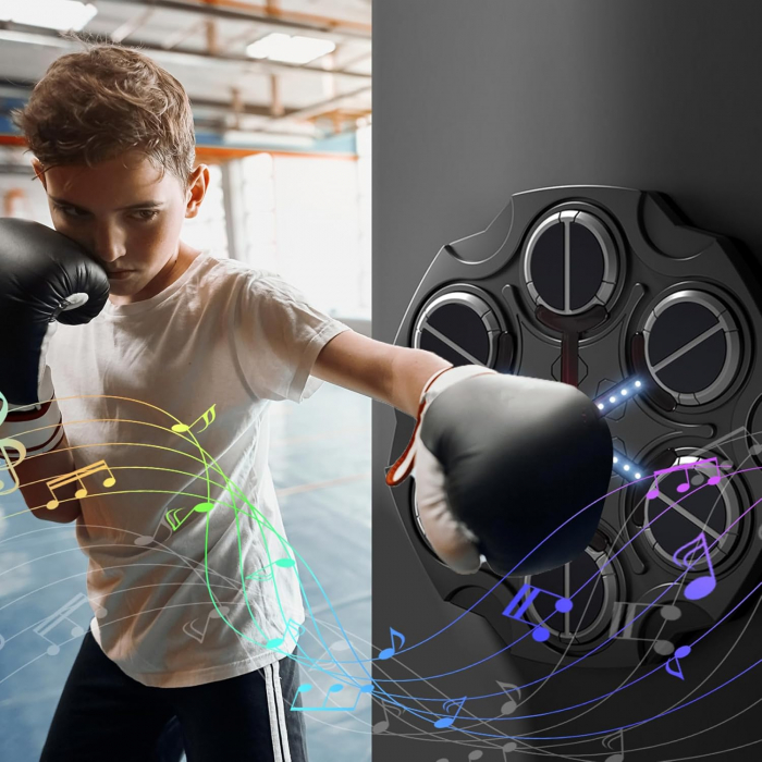 Maaina de Box Inteligenta cu Muzica si Bluetooth Negru– Montare pe Perete, LED [4]