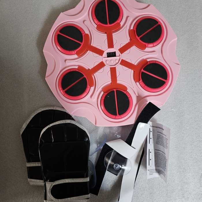 Maaina de Box Inteligenta cu Muzica si Bluetooth Roz – Montare pe Perete, LED [5]