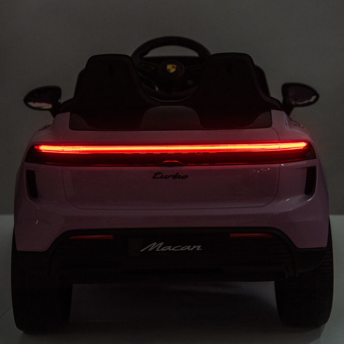 Masinuta Electrica Copii Porsche Macan Turbo Alb 12V, Telecomanda, EVA [5]