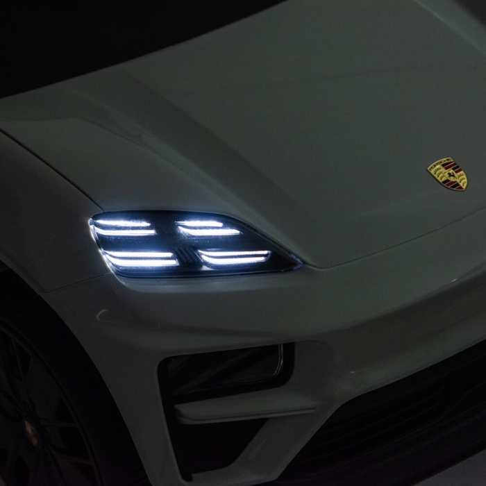 Masinuta Electrica Copii Porsche Macan Turbo Alb 12V, Telecomanda, EVA [3]