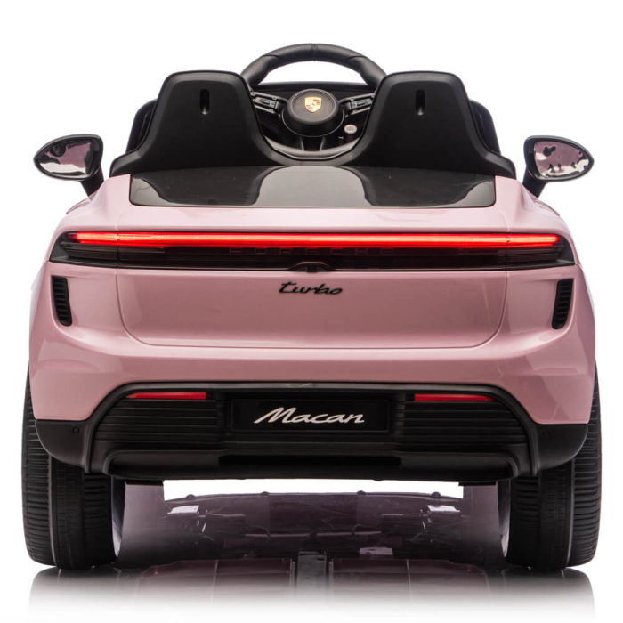Masinuta Electrica Copii Porsche Macan Turbo Roz 12V, Telecomanda, EVA [3]