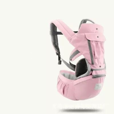 Marsupiu Ergonomic Bebe 0-36 luni – 12 Moduri Purtare Roz [1]