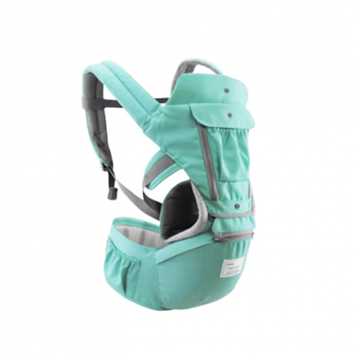 Marsupiu Ergonomic Bebe 0-36 luni – 12 Moduri Purtare -Turcoaz [1]