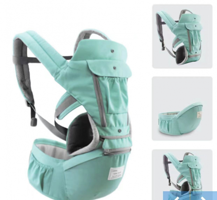 Marsupiu multifunctional 3 in 1 cu scaun pentru sold - Roz [8]