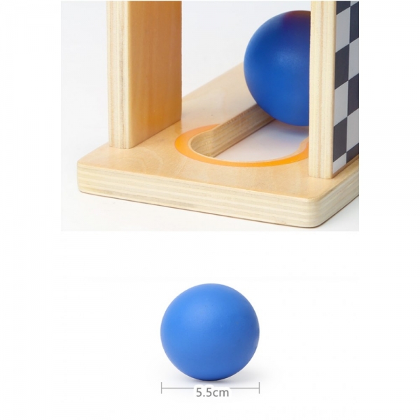 Pista masinute din lemn 2 in 1 Topbright [3]
