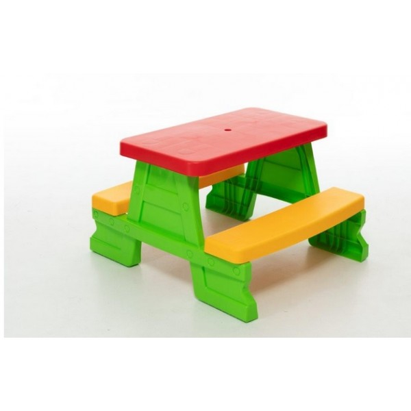 Masa Picnic Copii Verde – Plastic Rezistent Interior Exterior [3]
