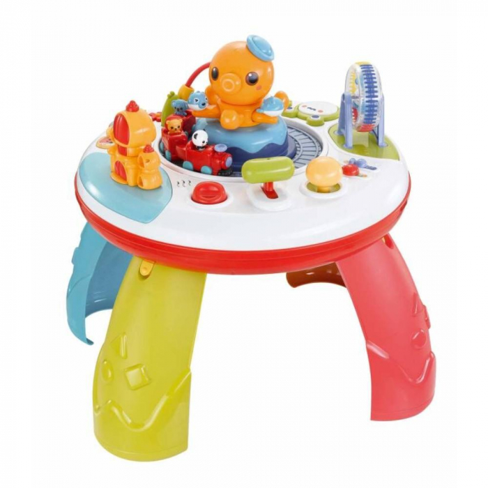 Masa Interactiva 5 in 1 pentru Bebelusi – Goodway Muzicala cu Carusel, Pian si Trenulet [3]