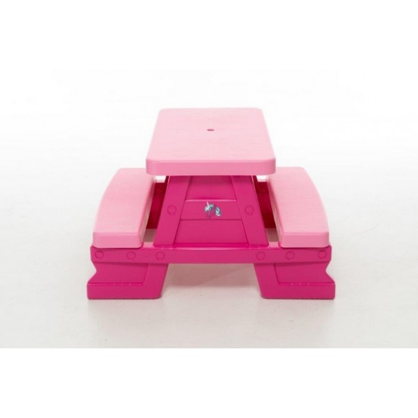 Masa Picnic Copii Roz – Plastic Rezistent Interior Exterior [5]