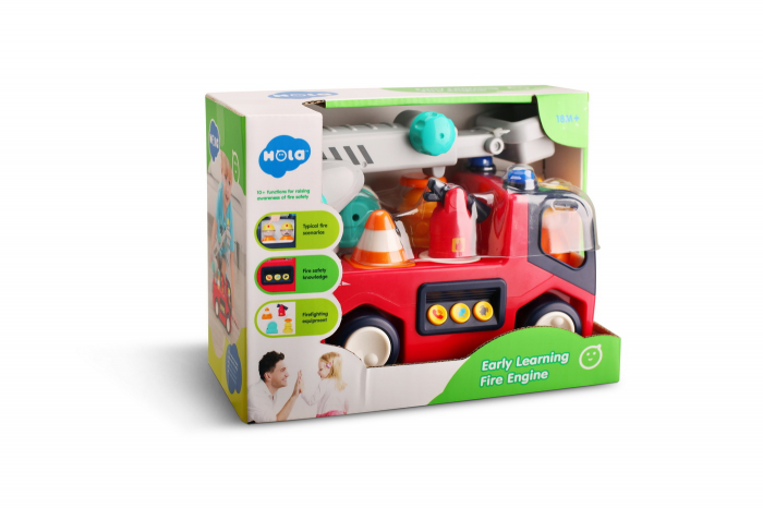 Masina de Pompieri cu sunete si lumini Hola Toys [2]