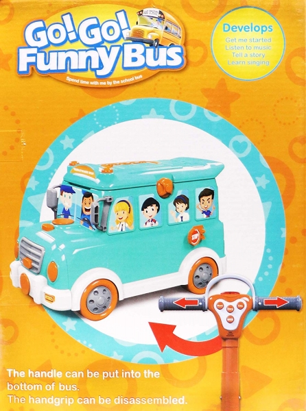 Masinuta Copii 3 in 1 Funny Bus Doctor - Supermarket - Bucatar [3]