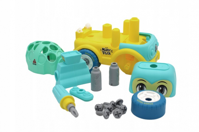 Masinuta de asamblat Diy Your Truck pentru copii [3]