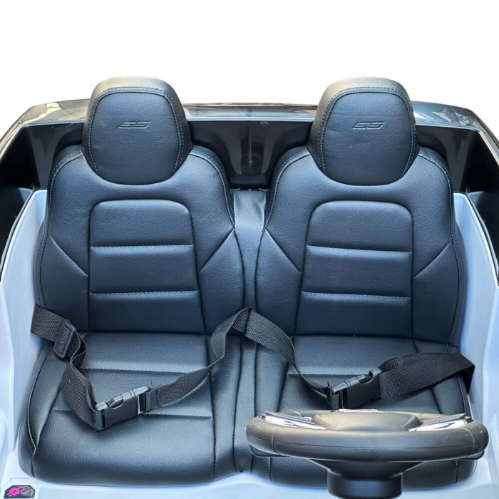 Masinuta Electrica Chevrolet Blazer 2 locuri 12V Roti din Spuma Albastru [5]