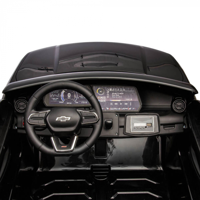 Masinuta Electrica Chevrolet Blazer 2 locuri 12V Roti din Spuma Albastru [3]