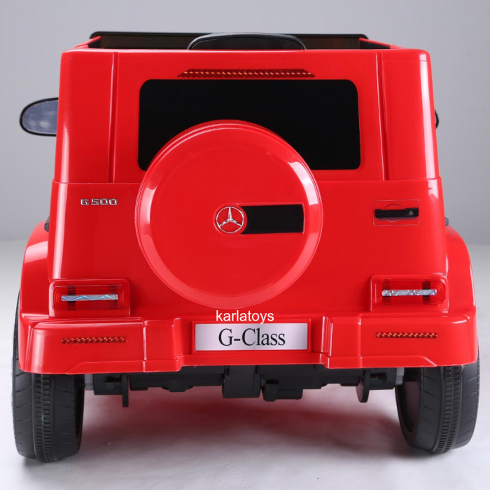 Masinuta electrica copii Jeep Mercedes G500 12V Roti din Spuma Eva [6]