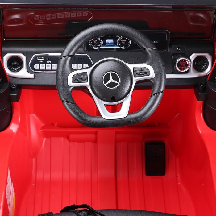 Masinuta electrica copii Jeep Mercedes G500 12V Roti din Spuma Eva [7]