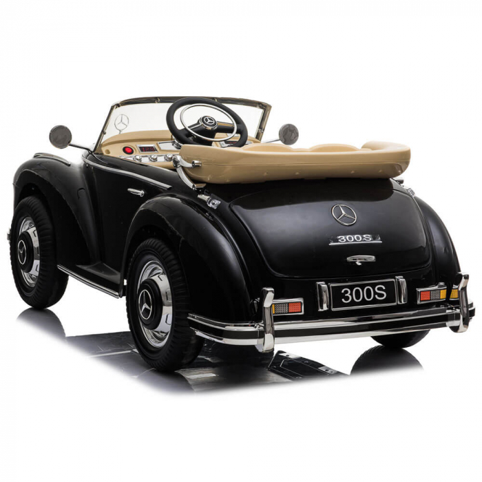 Masinuta Electrica de Epoca 12v Mercedes 300S Rotii din spuma Eva [2]
