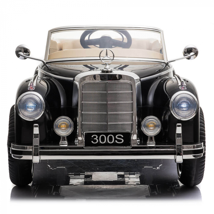 Masinuta Electrica de Epoca 12v Mercedes 300S Rotii din spuma Eva [4]