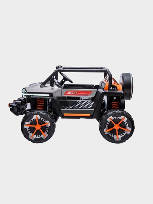 Mașinuța electrică Jeep Alb cu 2 Locuri 4x4 Radiotelecomnda [5]