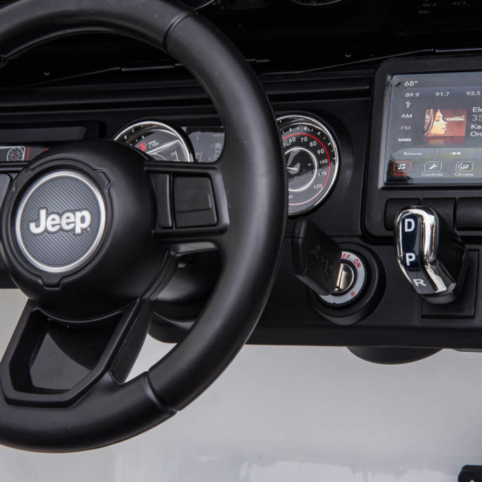 Masinuta Electrica Jeep Rubicon 4x4 Cheie si Telecomanda 12V [4]