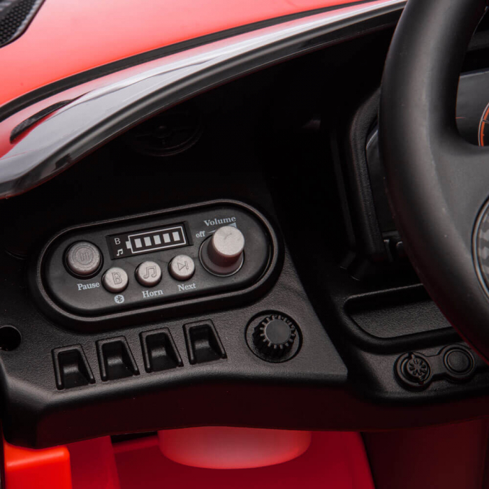 Masinuta electrica McLaren 765LT Roti din spuma si Radiotelecomanda Rosu 12V [6]