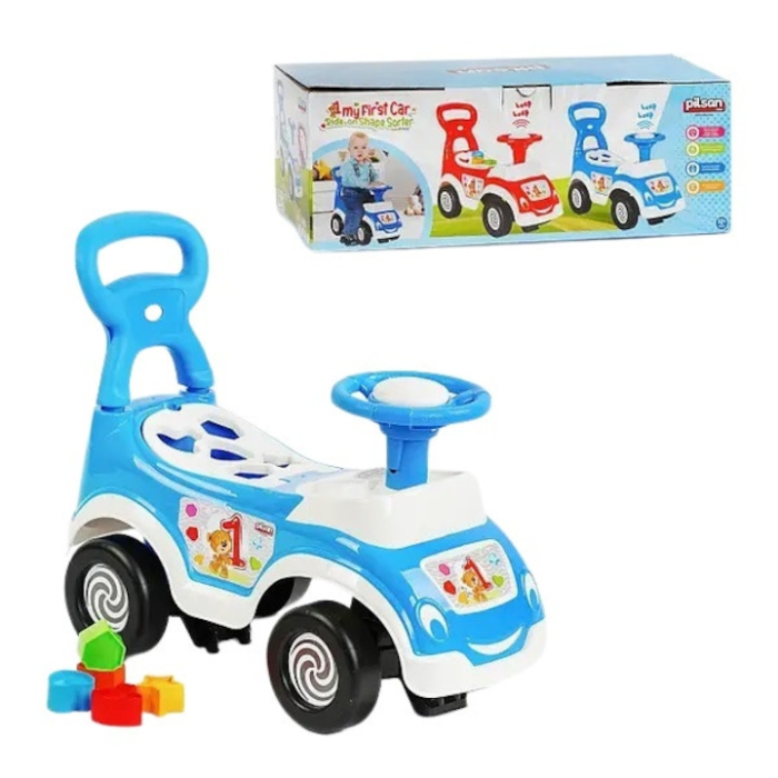 Masinuta Pilsan Smart Baby Albastra, Spatar Detasabil, Ergonomica [3]