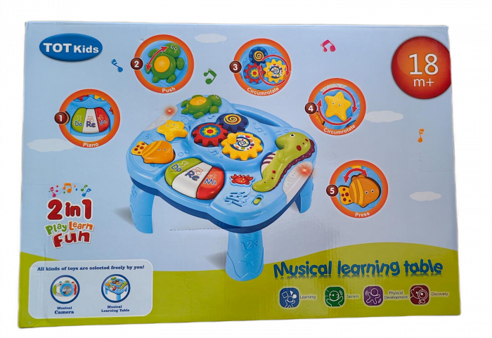 Masuta activitati pentru bebelusi  Calut de mare 2 in 1 [3]