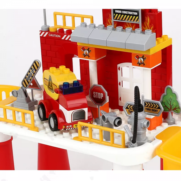 Masuta Cuburi de Construit  Tip Duplo Statia de Pompieri 55 Cuburi [4]