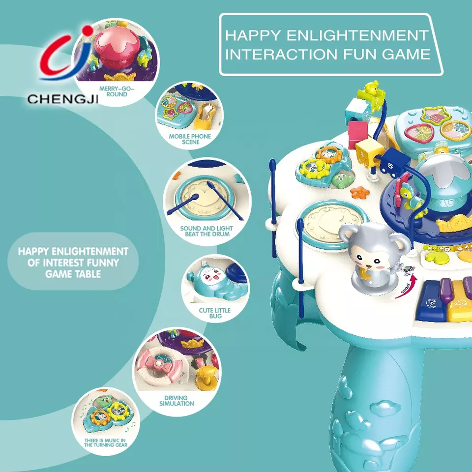 Masuta Interactiva Bebe multifunctionala cu activitati  sunete si lumini [2]