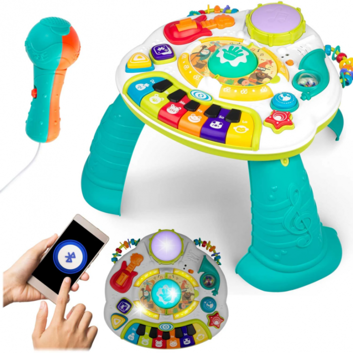 Masuta interactiva muzicala tip busy board bebe [4]