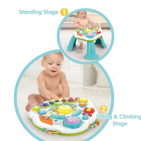 Masuta interactiva muzicala tip busy board bebe [2]