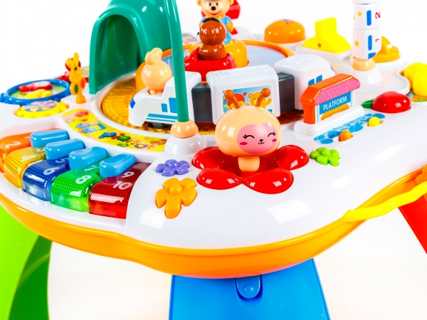 Masuta Activitatii Bebe Goodway cu Trenulet si Pian [3]