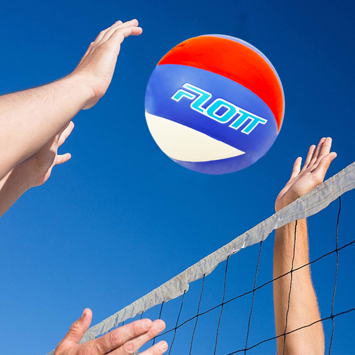 Minge Volei FLOTT, Mărime 5, PVC Laminat Albastru Rosu [4]