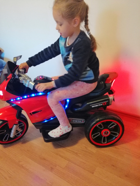 Motocicleta Electrica Copii Moto 3D Acceleratie Ghidon [13]
