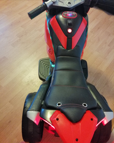 Motocicleta Electrica Copii Moto 3D Acceleratie Ghidon [4]
