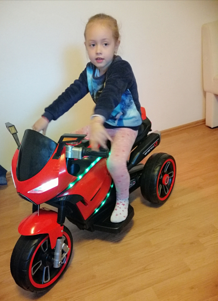 Motocicleta Electrica Copii Moto 3D Acceleratie Ghidon [6]
