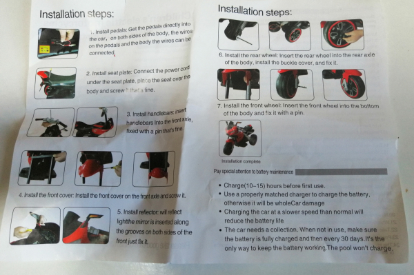 Motocicleta Electrica Copii Moto 3D Acceleratie Ghidon [17]