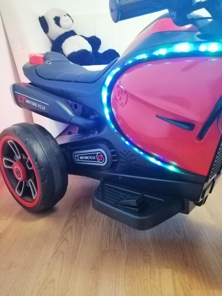 Motocicleta Electrica Copii Moto 3D Acceleratie Ghidon [7]