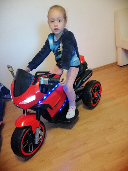 Motocicleta Electrica Copii Moto 3D Acceleratie Ghidon [12]