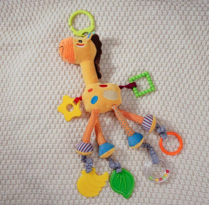 Jucarie senzoriala zornaitoare bebe Girafa [1]
