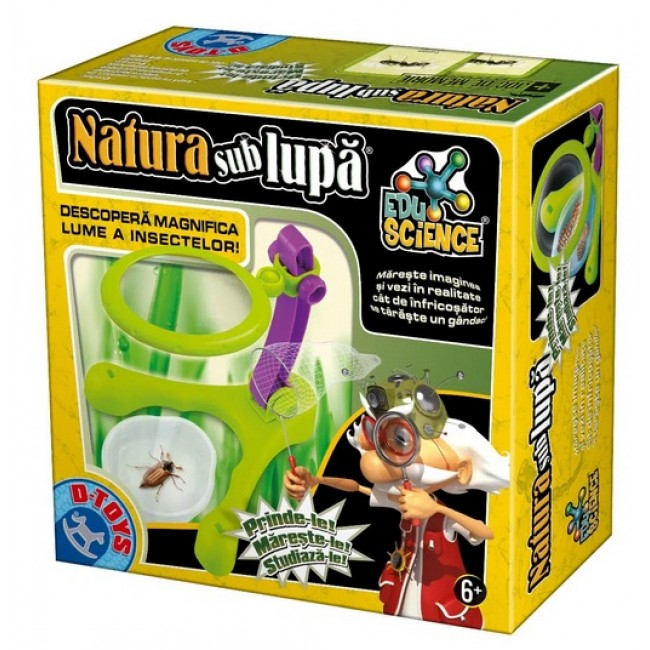 Natura sub lupă – Joc educativ de explorare- Insecte D-toys [1]