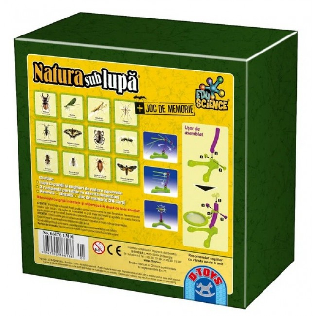 Natura sub lupă – Joc educativ de explorare- Insecte D-toys [2]