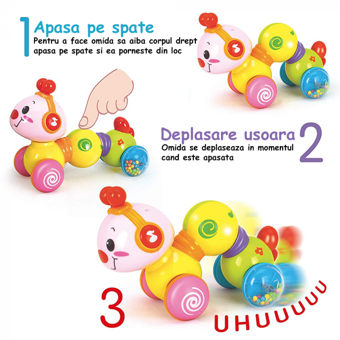 Omida Ineractiva Bebelusi Lumini si sunete [3]