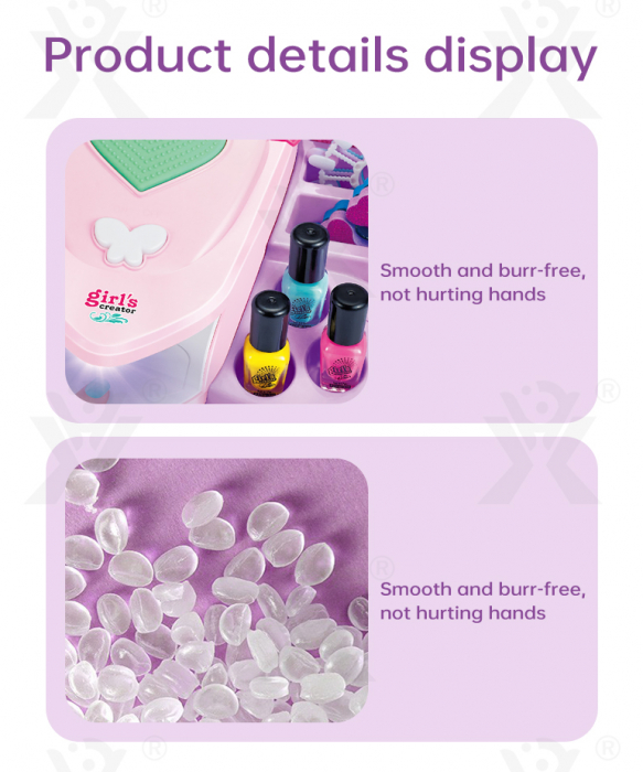 Set de Manichiura pentru Fete – Nail Art, Uscator de Unghii si Accesorii Creative [6]